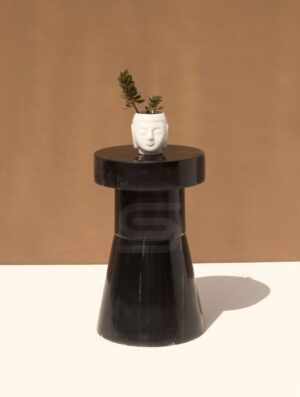 Velvet Noir Side Table