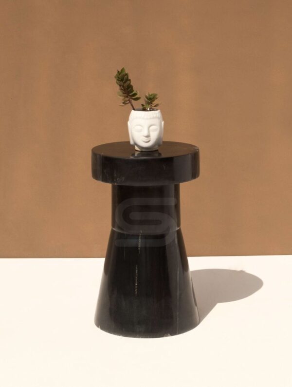 Velvet Noir Side Table