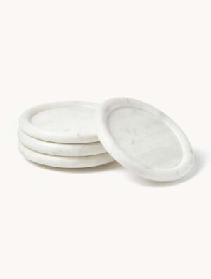 Frosted Slate Coasters Set Of 4 - Image 3